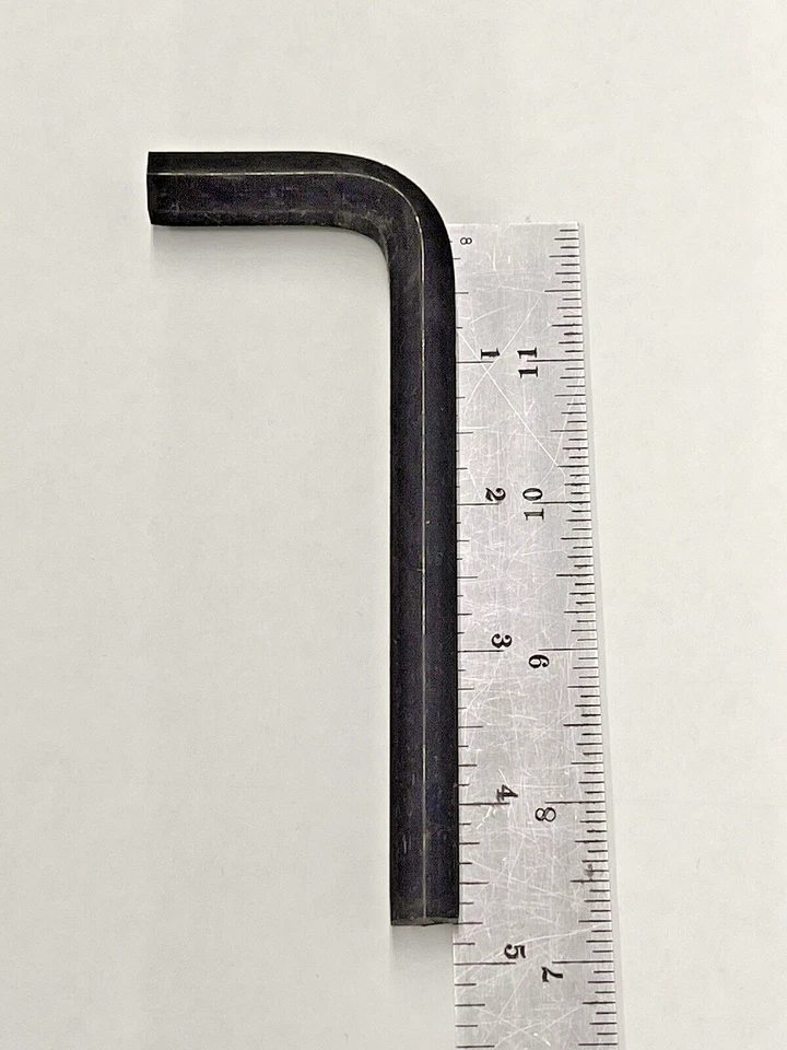 (2 pieces) 7/16 Short Arm L Hex Key Wrench 7/16x5-3/16" .4375 USA - Image 1 of 4