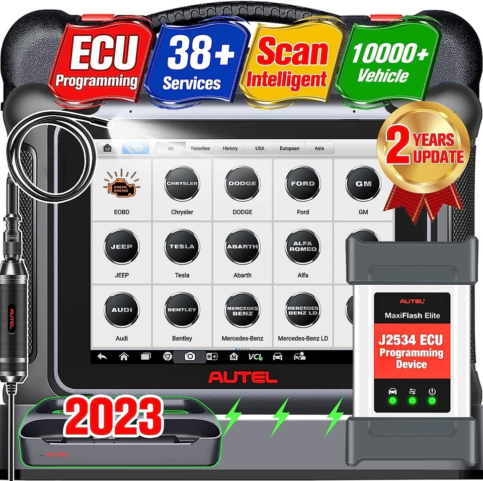 2025 Autel MaxiSys Elite II PRO MS919 KFZ OBD2 Diagnosegerät ECU Programm Coding