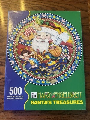 Special Lot Of 5 Springbok Vintage Christmas Puzzles 500 Pcs. Each - Image 1 of 4