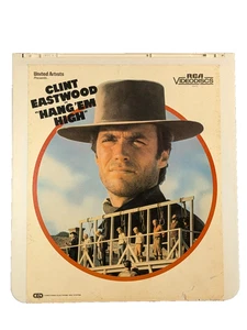 Hang' Em High - Clint Eastwood - CED VideoDisc 1968 United Artists Vintage Media - Picture 1 of 2