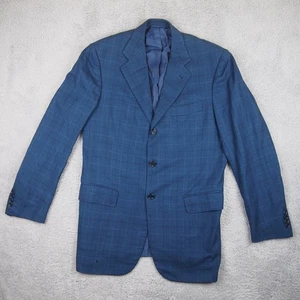 LUCIANO BARBERA Collezione Blue Blazer Sport Coat Men's 52 Wool Jacket Italy - Picture 1 of 12