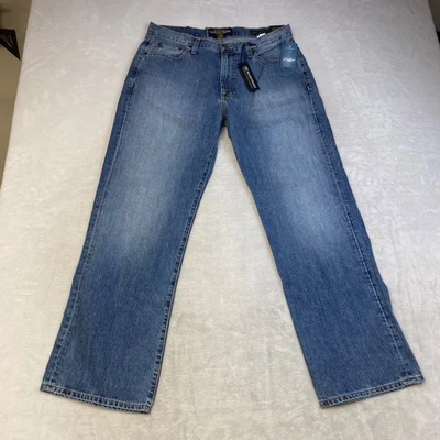 Lucky Brand 181 Relaxed Straight Jeans Mens 33x30 Blue Denim NWT - Image 1 of 4