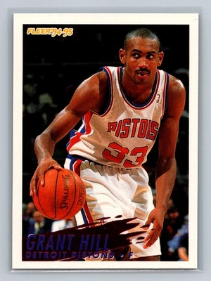 Grant Hill 1994-95 Fleer #280 Rookie Detroit Pistons - Imagem 1 de 2