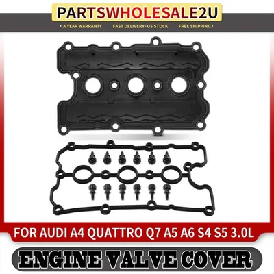 Cubierta válvula motor derecha para Audi Q7 A4 Quattro A5 A6 A7 A8 Quattro S5 S4 3,0 L Foto 1 de 4