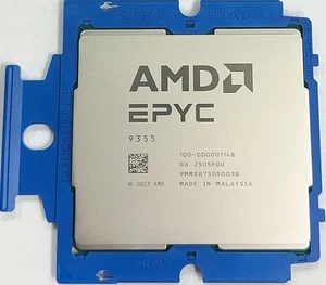 AMD EPYC TURIN 9355 32Core 3,55GHz Prozessor 100-000001148 UNLOCKED FULL VERSION - Bild 1 von 1