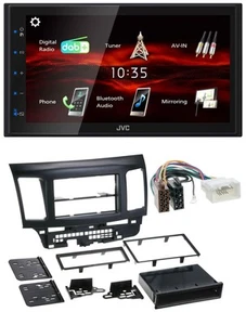 JVC USB Bluetooth MP3 DAB 2DIN Autoradio für Mitsubishi EVO Lancer ab 08 - Bild 1 von 8