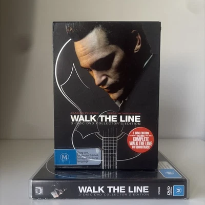 Walk The Line DVD Collector's Edition Movie & Soundtrack 3 Disc PAL Region 4 - Image 1 of 4
