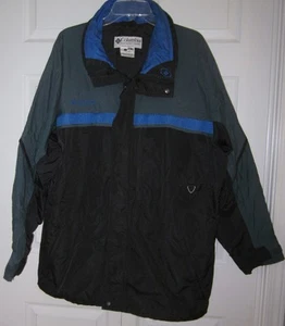 Columbia giacca uomo nero verde e blu peso medio grande - Foto 1 di 4