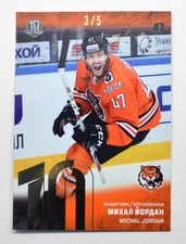 2018-19 Sereal Premium KHL 2017-18 GOLD Foil #AMR-003 Michal Jordan 3/5