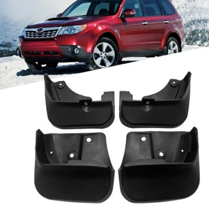 Mud Flaps Splash Guards Mudflaps Mudguards Fender Set Fit Subaru Forester 08-13 - Picture 1 of 6