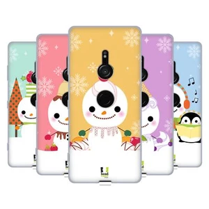HEAD CASE DESIGNS SNOWMEN SOFT GEL CASE FOR SONY PHONES 1 - Picture 1 of 13