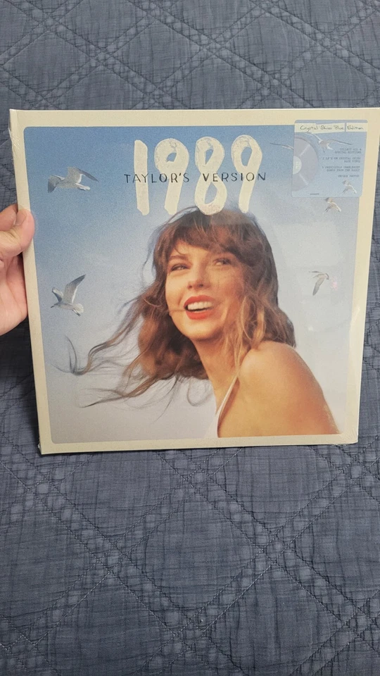 Taylor Swift 1989 Taylor's Version 2XLPs Crystal Skies Blue Edition Vinyl Sealed Foto 1 de 3