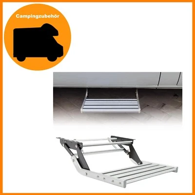 Trittstufe Tritt Einstieg Wohnmobil Wohnwagen Caravan Single Step manuell 200kg - Bild 1 von 4