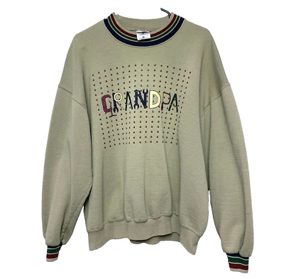 Sudadera Camisa Vintage Grandpa Tools XL Jerzees Super Sweats Foto 1 de 4