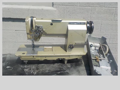 Industrial Sewing Machine Mitsubishi LT2-230 two needle,needlefeed-Leather - Image 1 of 4