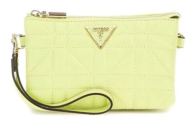 GUESS Latona Mini Tri Compartment Top Zip Chartreuse - Photo 1/3