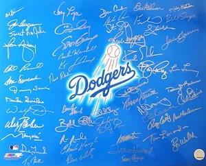 Dodgers 16x20 Photo Signed by 53, Lasorda, Snider, Garvey,Gibson, Hershiser, Cey - Picture 1 of 1