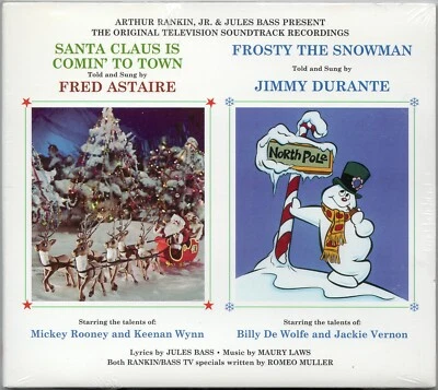 NEW Santa Claus Is Comin’ to Town Frosty the Snowman Rankin Bass Soundtrack CD - Image 1 of 2