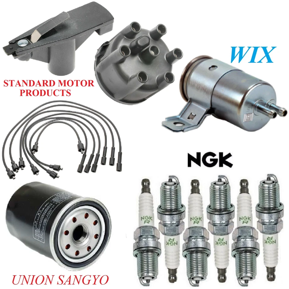 Kit de afinación filtros tapa cable bujías para Dodge D150 V6 3,9 L 1989-1990 Foto 1 de 1