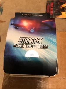 2014 STAR TREK MOVIES OPENED TRADING CARDS BOX - Picture 1 of 6