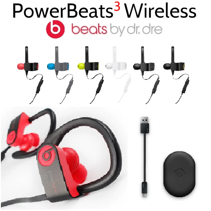 Beats Dr Dre Powerbeats3 Wireless Bluetooth In Ear Headphones New - AU Seller - Image 1 of 4