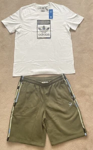Adidas Camo Pack T-Shirt & Graphic Camo Shorts Full Set Casual Summer Gym S-XL - Picture 1 of 12