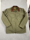 Timberland Weathergear Jacket Coat Men's Medium Green Full Zip Nylon