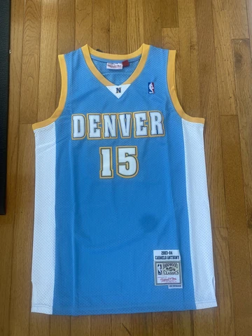 Mitchell & Ness NBA Swingman Road Jersey Nuggets 2003 Carmelo Anthony *NEW* Cover