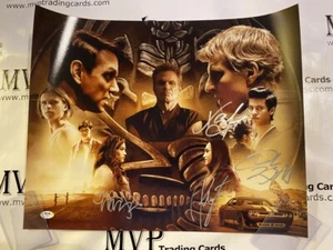 PSA Jacob Bertrand Peyton List Xolo Mariduena Mary Mouser 16x20 Cobra Kai Sign - Picture 1 of 1