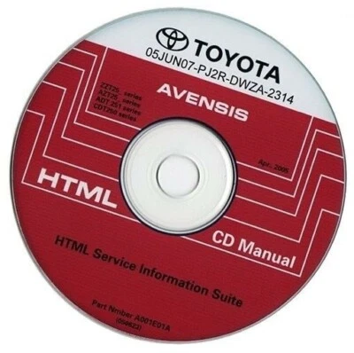 Toyota Avensis (2003-08) manuale officina workshop manual - Immagine 1 di 4