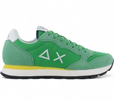 SUN68 Tom Solid - Herren Sneaker Grün Z35101-88 Sport Freizeit Schuhe Sun 68 NEU