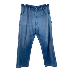 Vintage Sears Roebucks Denim Wide Leg Carpenter Jeans Mens - Picture 1 of 5