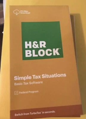 H&R Block 2020 Basic tax software for simple federal returns - Instant access - Image 1 of 2