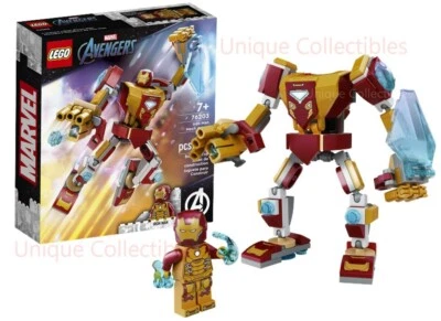 LEGO 76203 Marvel Iron Man Mech Armour Marvel Avengers Brand New - Image 1 of 4