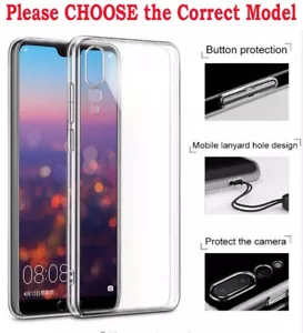 Ultra Clear Case Silicone Cover For Huawei P20 P20 lite Pro P30 Lite P30 Pro - Picture 1 of 8