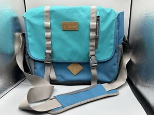 LL Sitzsack Kuriertasche Computer Schule Arbeitsbibliothek blau Schultergurt Schnalle. J - Bild 1 von 6