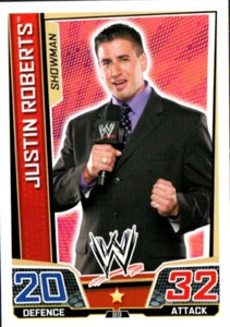 2013 Topps Slam Attax Superstars UK Wrestling Card #89 Justin Roberts - Picture 1 of 1