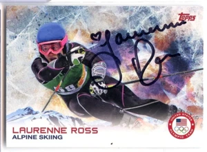 Laurenne Ross signed autographed 2014 Topps Winter Olympic AUTO #74 SOCHI - Picture 1 of 1