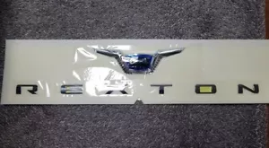 tailgate G4 Wing Rexton Lettering emblem for 2018 2019 2020 Ssangyong G4 Rexton - Bild 1 von 3