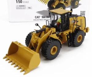 MODELLINO MEZZI CANTIERE STATICO CATERPILLAR CAT966 RUSPA GOMMATA SCRAPER 1/50 - Foto 1 di 7
