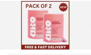 2 PACK URO O Positiv Vaginal Probiotics for Women pH Balance w/ Prebiotic 120 ct - Picture 1 of 5