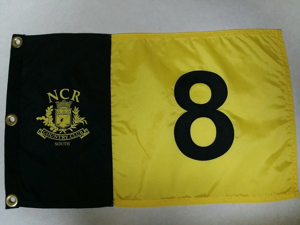 NCR Country Club pin flag Raymond Floyd Dick Wilson open ryder british pga - Image 1 of 1