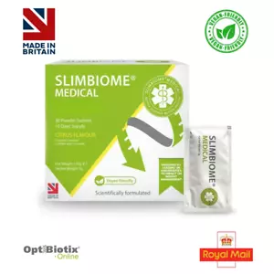SlimBiome Medizinische Gewichtsverlust Unterstützung, Präbiotikum, Darmgesundheit, 30 Pulverbeutel - Bild 1 von 8