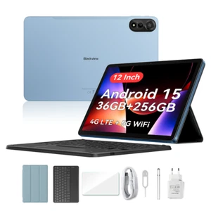 Blackview MEGA 2 Android 15 Tablets 12Inch 36GB+256GB/TF 2TB 9000mAh 4G+WIFI GPS - Picture 1 of 15