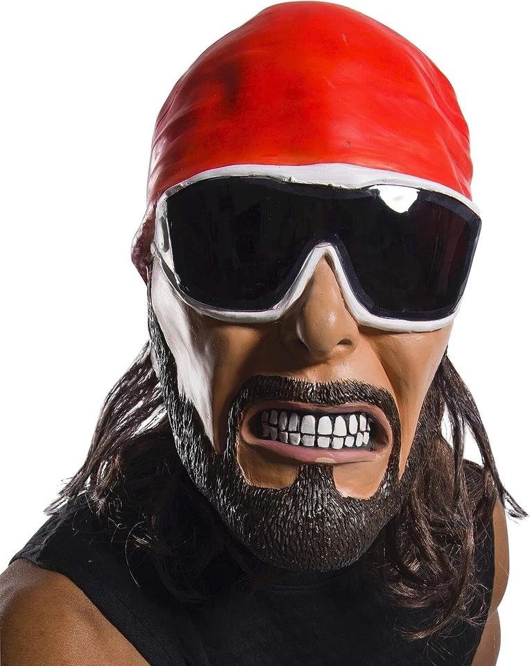 Macho Man Randy Savage Mask WWE Fancy Dress Up Halloween Adult Costume Accessory - Image 1 of 1