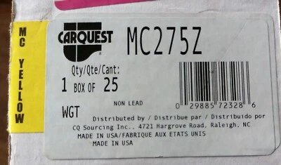 Carquest Hoffman MC275Z 涂层锌轮重量 2.75 盎司 - 25 盒 - 免运费 — 第 1/3 张图片