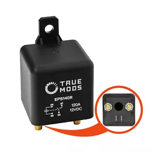 OLS 12V 120 Amp Split Charge Relay Switch - 4 Terminal Trucks Marine Boat Relays