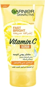 Garnier Fast Bright Vitamin C & Lemon Scrub 150ml - Picture 1 of 8