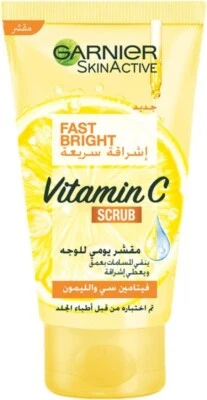 Garnier Fast Bright Vitamin C & Lemon Scrub 150ml - Image 1 of 4