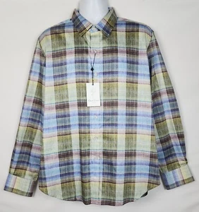 Robert Graham Classic Fit Shirt Mens XL Long Sleeve Button Up Plaid Colorful - Picture 1 of 19